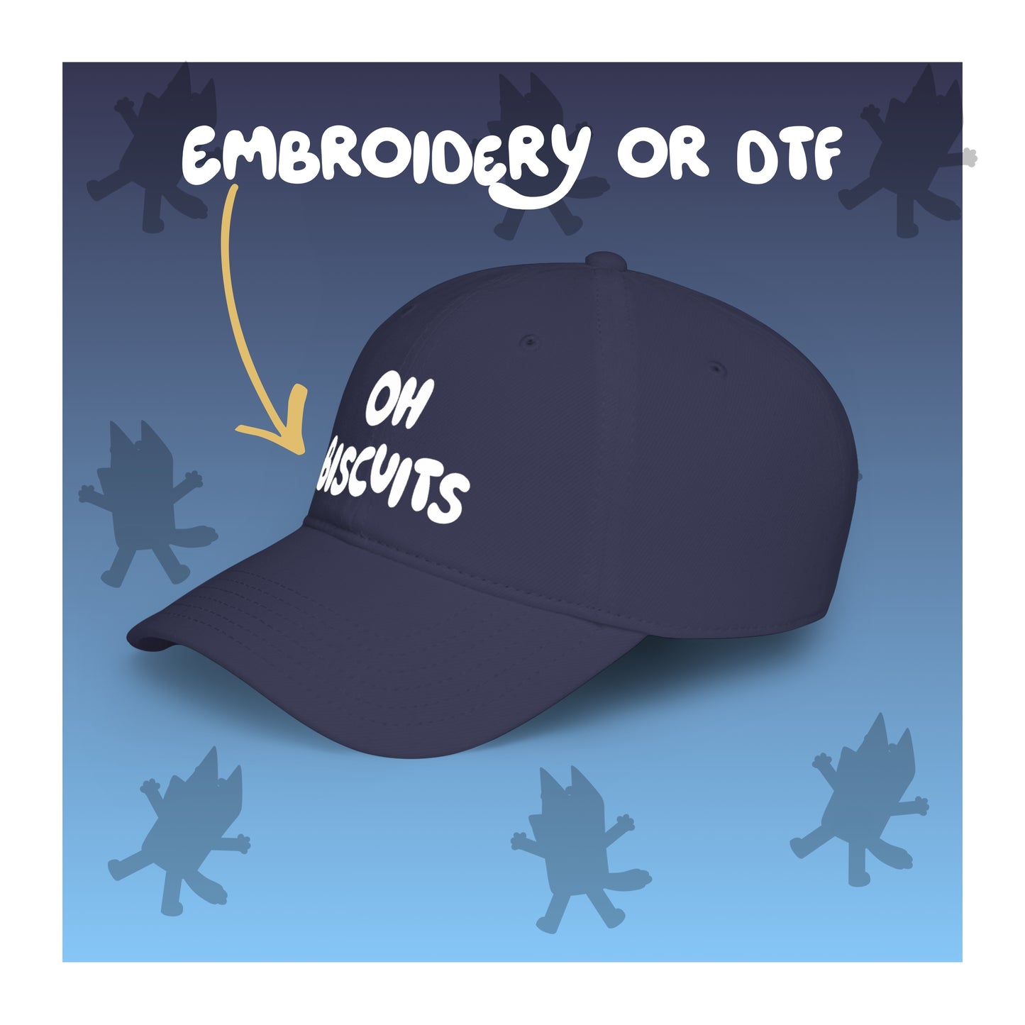 Oh Biscuits Funny Dad Hat