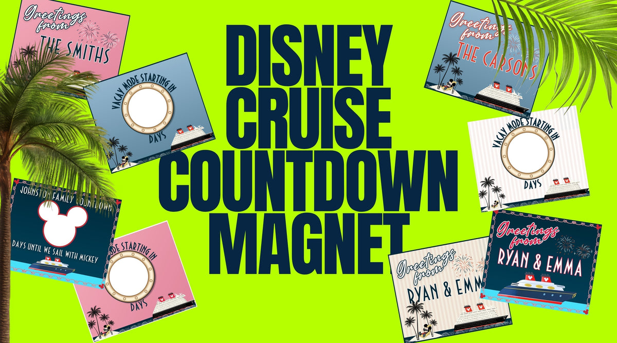 Disney Cruise Countdown Magnet 2026 – Fridge & Door Decor Ideas