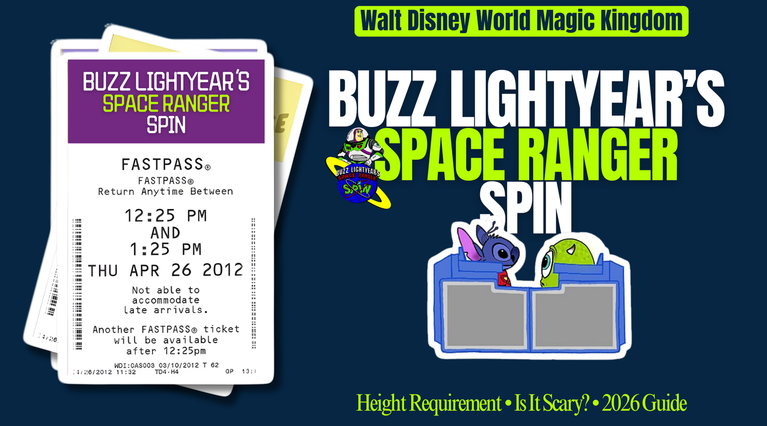 Buzz Lightyear Space Ranger Spin 2026 – Height, Is It Scary & Score Tips
