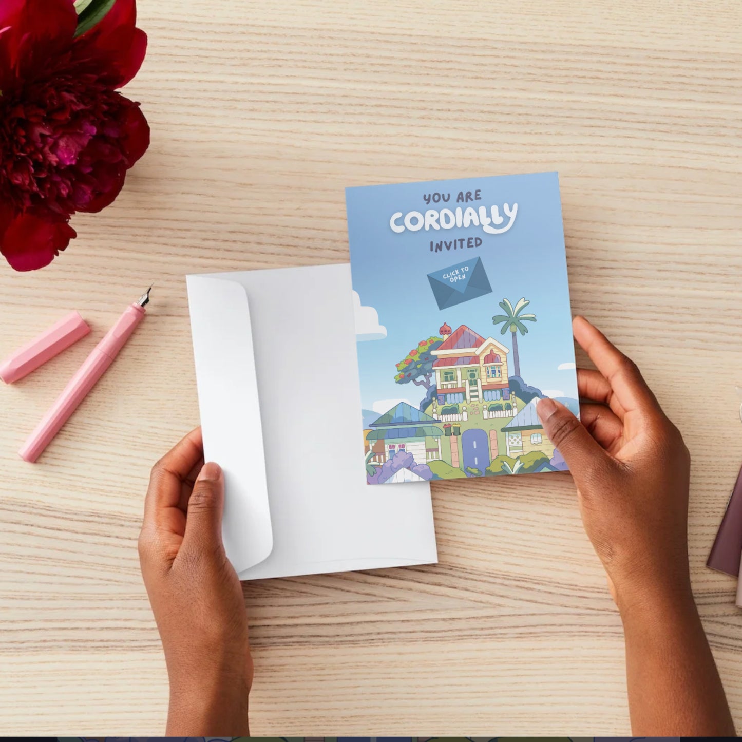 Bluey Birthday Invitation Template and video