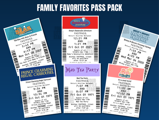 FastPass Magnets – Premade Packs