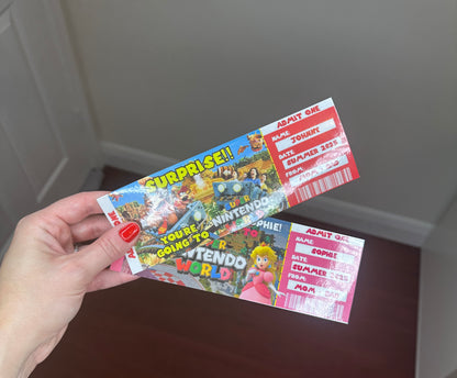 Super Nintendo World Surprise Ticket – Instant Download