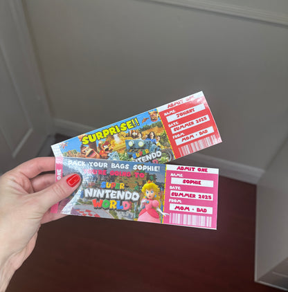Super Nintendo World Surprise Ticket – Instant Download
