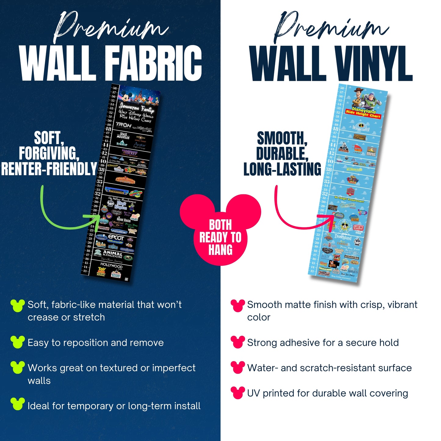 Universal & Epic Universe Ride Height Requirements Chart