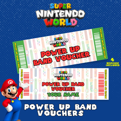 Super Nintendo World Power Up Band Voucher – Instant Download