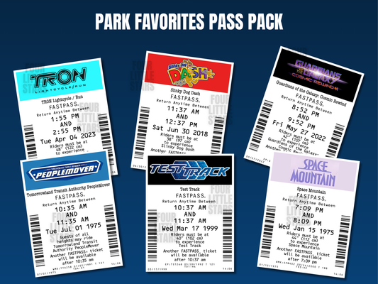 FastPass Magnets – Premade Packs