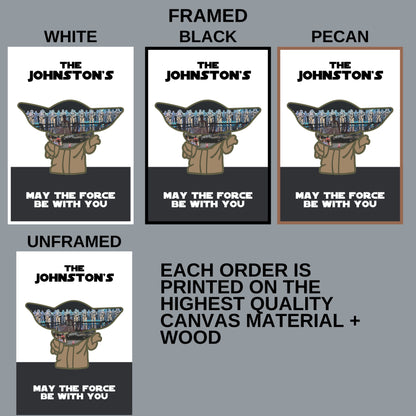 Galaxy Warrior Silhouette Photo Collage – Space Adventure-Inspired Keepsake