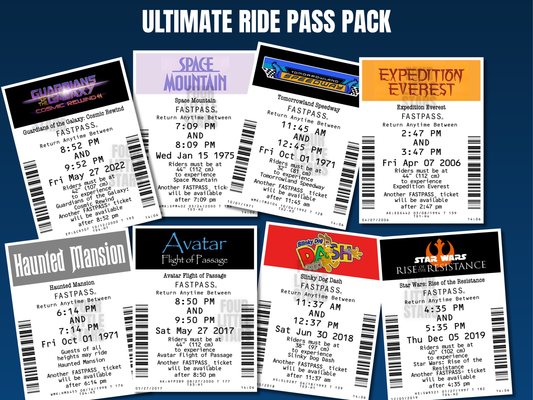 FastPass Magnets – Premade Packs