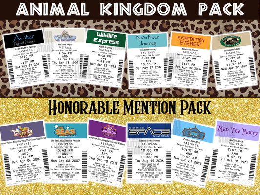 FastPass Magnets – Premade Packs