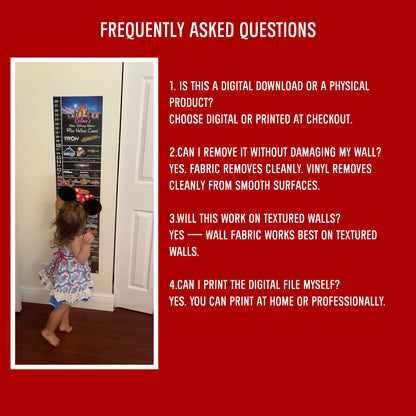 Disneyland & California Adventure Ride Height Requirements Chart