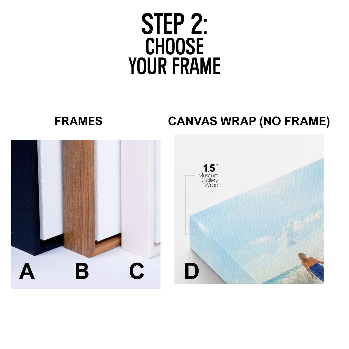 Princess Castle Custom Photo Collage Canvas or Framed Print