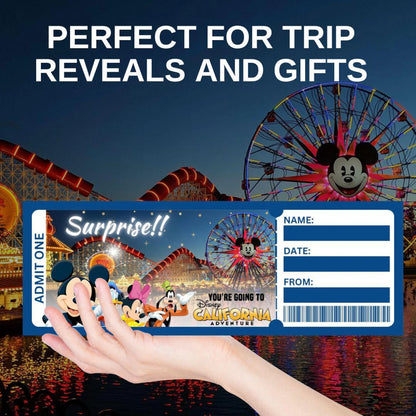 Disney California Adventure Park Ticket - Instant Download