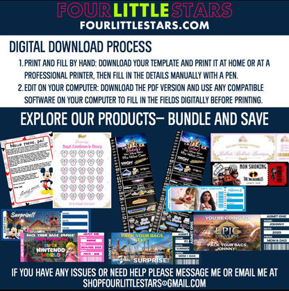 Super Mario Bros Character Letters - Instant Download