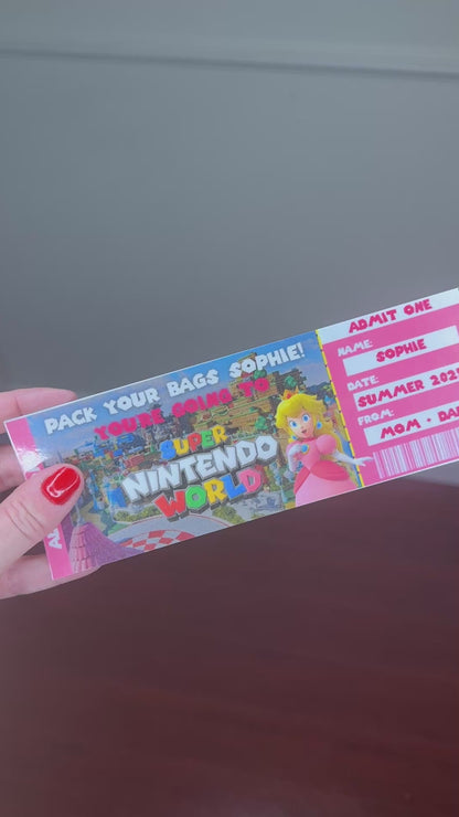 Super Nintendo World Surprise Ticket – Instant Download