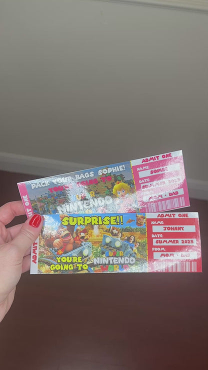 Super Nintendo World Surprise Ticket – Instant Download